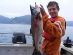 silver salmon caught at Pony Cove in Resurrection Bay