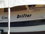 20/05/2011...put my new boat name on today..WooHoo!