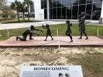 Coming Home statutes at National Naval Air museum in Pensacola.