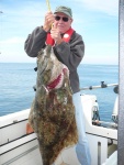 Lyndon had big fish honors with this 68lb halibut