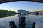 Departing the marina early on May 9th, before sunrise