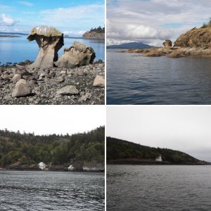 We circumnavigated San Juan Island and went by the Lime Kiln lighthouse.
