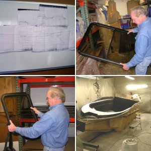(Pat Anderson) Dave Livingston working on the plug for the C-Ranger R25 house 1-20-06