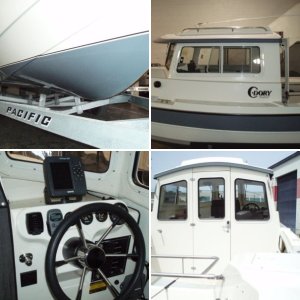 Found a repro 2006 C-Dory with 210 hrs. in L.A. Turns out it was from The Outboard Shop in Oakland when purchased originally. Now Sea-Cruz (my new name) is home in Santa Cruz on Monterey Bay.