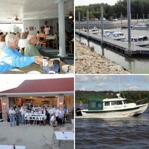 Our cruise to Hawkeye Marina for lunch
