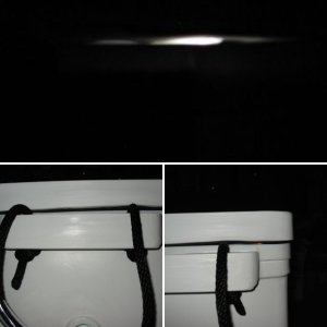 Icey-Tek with light inside. Doesn't seal at all.