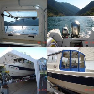Waiting for trailer and pickup at Winter's Sailing