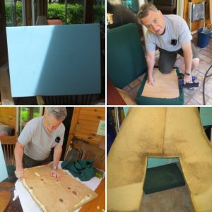 Moldy berth foam.