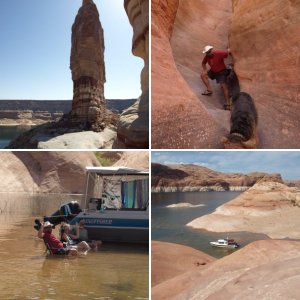 Intrepid hikers to Cookie Jar - day 2 of Lake Powell - UNREAL!
