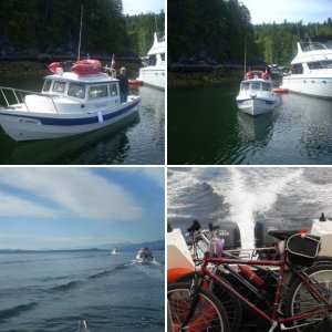 Leaving Comox and heading across the Georgia Strait for Texada Island.
