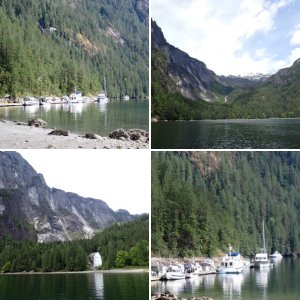 On the dock in Egmont