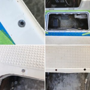 Hatches/seal removed
