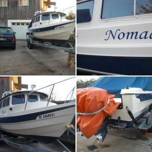 Our new boat waiting for us.