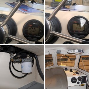 I bought a 23 gal. tank from overstock.com for $140.  It was made by Moeller and used on Lund boats.  In 2011, boat manufacturers were required to install low permeable tanks when they ran out of their older stock. Low permeable tanks have a black nylon lining (as can be seen here).  There are still a lot of older style permiable tanks being sold even though they are new old stock and unused. BoatUS did an experiment where they found that an old style 6 gallon plastic outboard tank lost almost a pint in 6 months.  That's why gas goes bad.