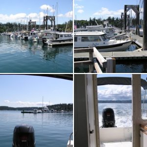 Leaving Everett Marina on Friday morning