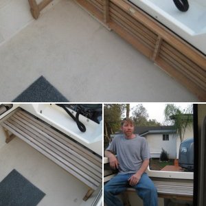 72" Teak Bench