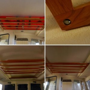 Made shelf from cherry lumber.