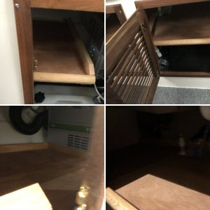 Shelf install after Wallas heater install