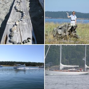 Saw this going through Cattle Pass.  THE SEXIEST sailboat I've ever seen.