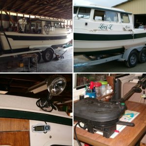 I have ran boats most of my life past the age of 19 years old. Nothing bigger than 52 feet but commercial fished all over SE Alaska and the Washington Coast and Straits of Juan De fuca. I have to tell you that these little C-Dories are one tough boat. I have had my 22 out in the Straits sometimes when I had most assuredly had rather not been there. There hasn\'t been one time when I felt like I didn\'t have control over the boat. Not too sure about Lori though. I remember one time she looked over at me and said,\"this ain\'t going to roll over is it\" I will have a little trouble giving up boating as we have known it, but Lori will turn 84 on her birthday and I guess it\'s time to do some changes. Putting the Lori L up for sale is not going to be easy.