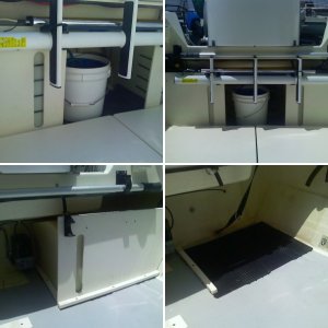 Crud under where fuel tank was