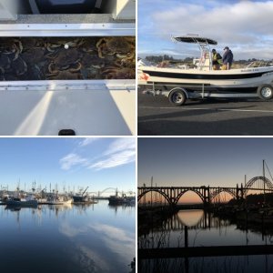 First Chinook (+ 1 Coho) caught with new downrigger, 8/2/2020
