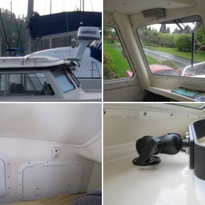 Ram mount for chartplotter