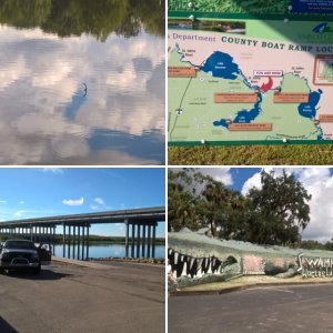 The launch on Hwy 192 with access to Lakes Washington and Sawgrass (and higher if you dare).  Lake Washington has a spillway and going downstream is only possible at high water. https://www.youtube.com/watch?v=_MRcYmwi2x0