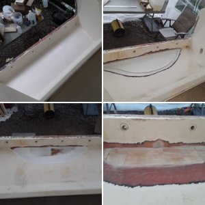 filled in the old center drain hole