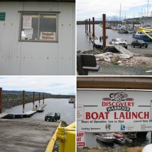 Launch ramp at Dicovery Harbor, Campbell River, BC