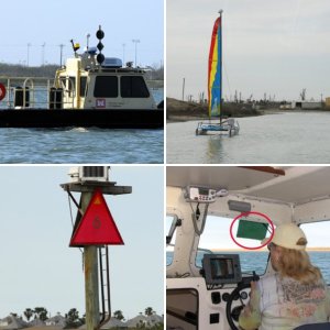 2 nav aids - one man-made, the other from Nature