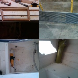 fabricated condensate pan w.pump