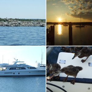 Entering Sturgeon Bay from Lake Michigan