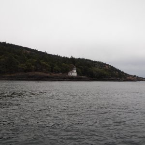 We circumnavigated San Juan Island and went by the Lime Kiln lighthouse.