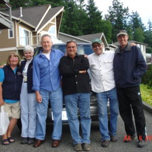 July 4th C-Brats: Patty, El, Joe, Pat, Bill & Brad.