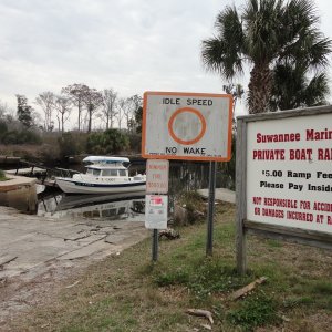 We launched at Suwannee Marina