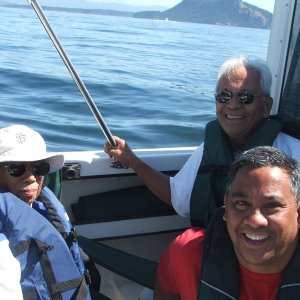 Media 'Mom, Dad & Peter' in album 'Port Sidney, BC and Mount Baker in the background'