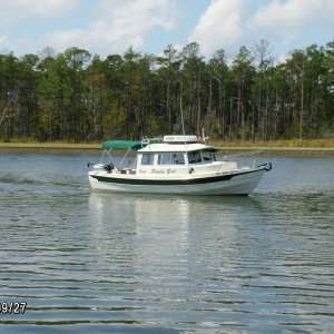 Pandy Girl coming into River Dunes.