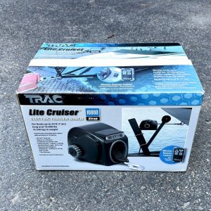 Electric winch for trailer