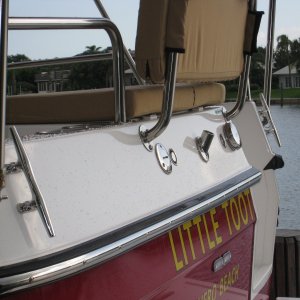 Added 8" Stern cleats