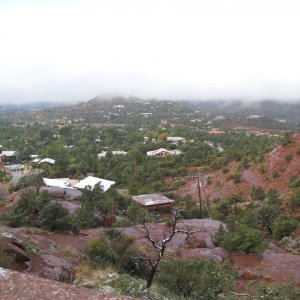 Media 'Snow over Sedona in early November, pretty and cool' in album 'Chapel near Sedona peaceful setting'
