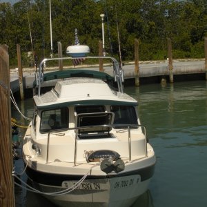 Docked at Bahia Honda Marina.