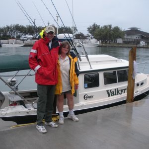 Keys weather is not always sunny and warm.  Nick and Marcia.