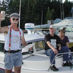 Reverend Dave, Tim and Pam Christening True Story.jpg