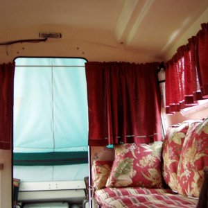 Curtains Closed (Facing Rear, Door Closed)