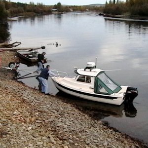 First launch - Chena River