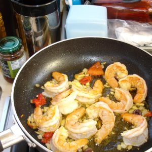 Media 'Garlic Prawns' in album 'crab quesadillas'