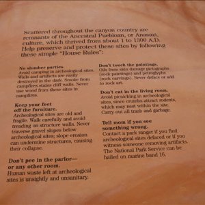 Don't Pee in the parlor sign