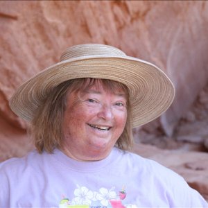 Patty at Defiance House Ruins