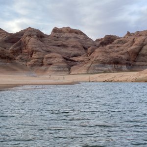 Water in Oak Canyon Bay, but not in Oak Canyon
